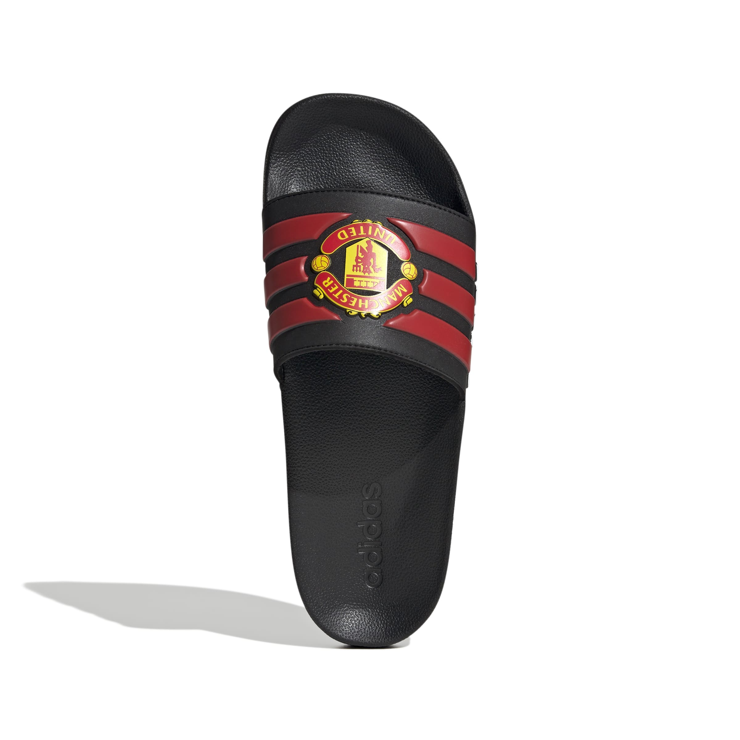 Manchester United Adidas pantoffels Adilette zwart/rood