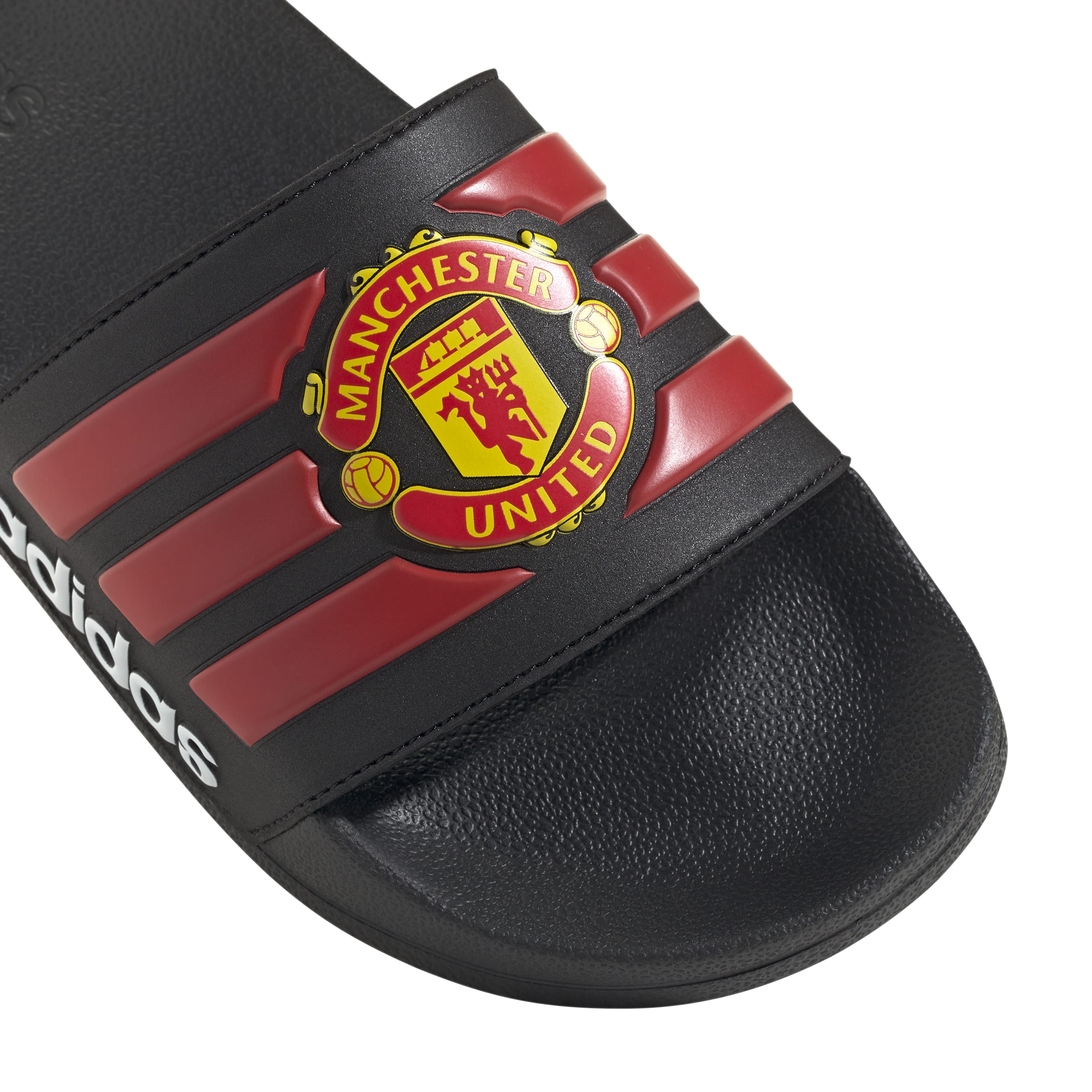 Manchester United Adidas pantoffels Adilette zwart/rood