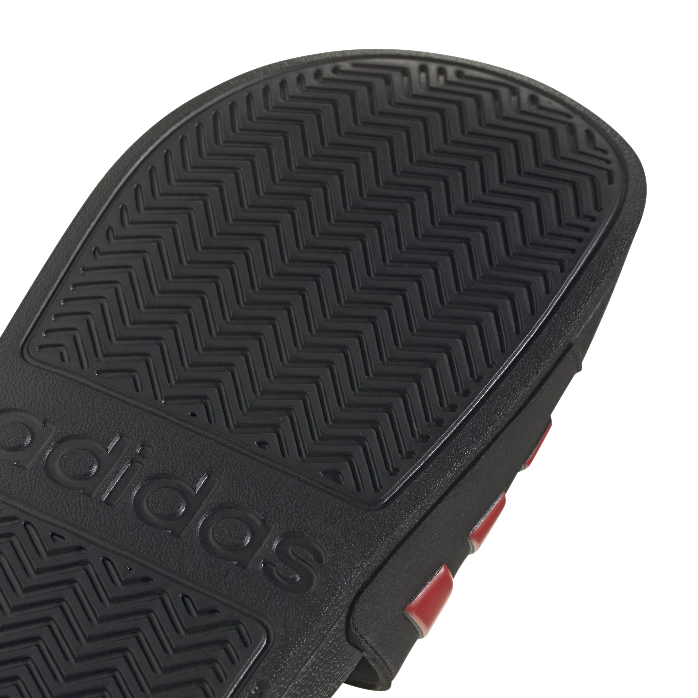 Manchester United Adidas pantoffels Adilette zwart/rood