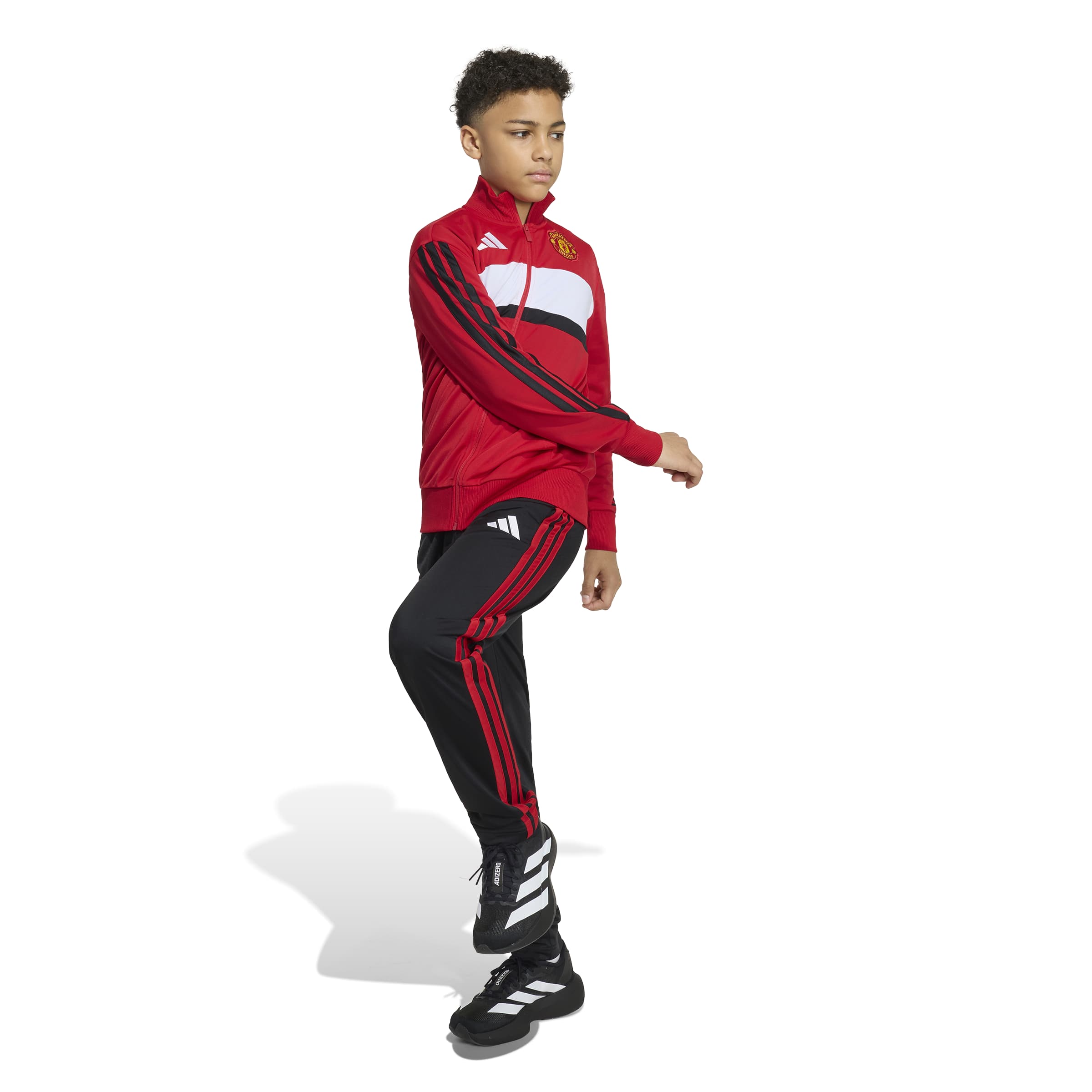 Manchester United trainingspak Adidas KIDS rood/zwart