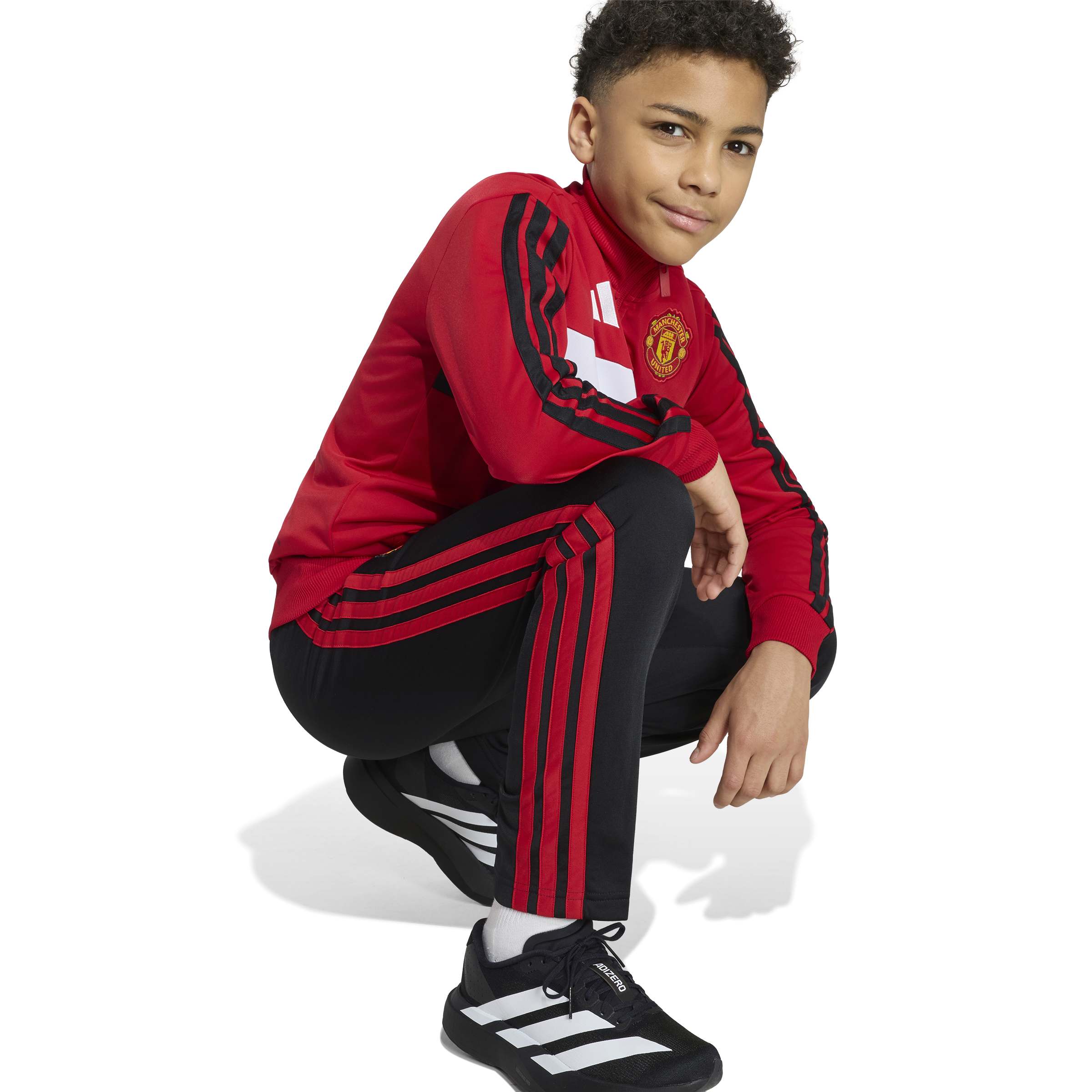 Manchester United trainingspak Adidas KIDS rood/zwart
