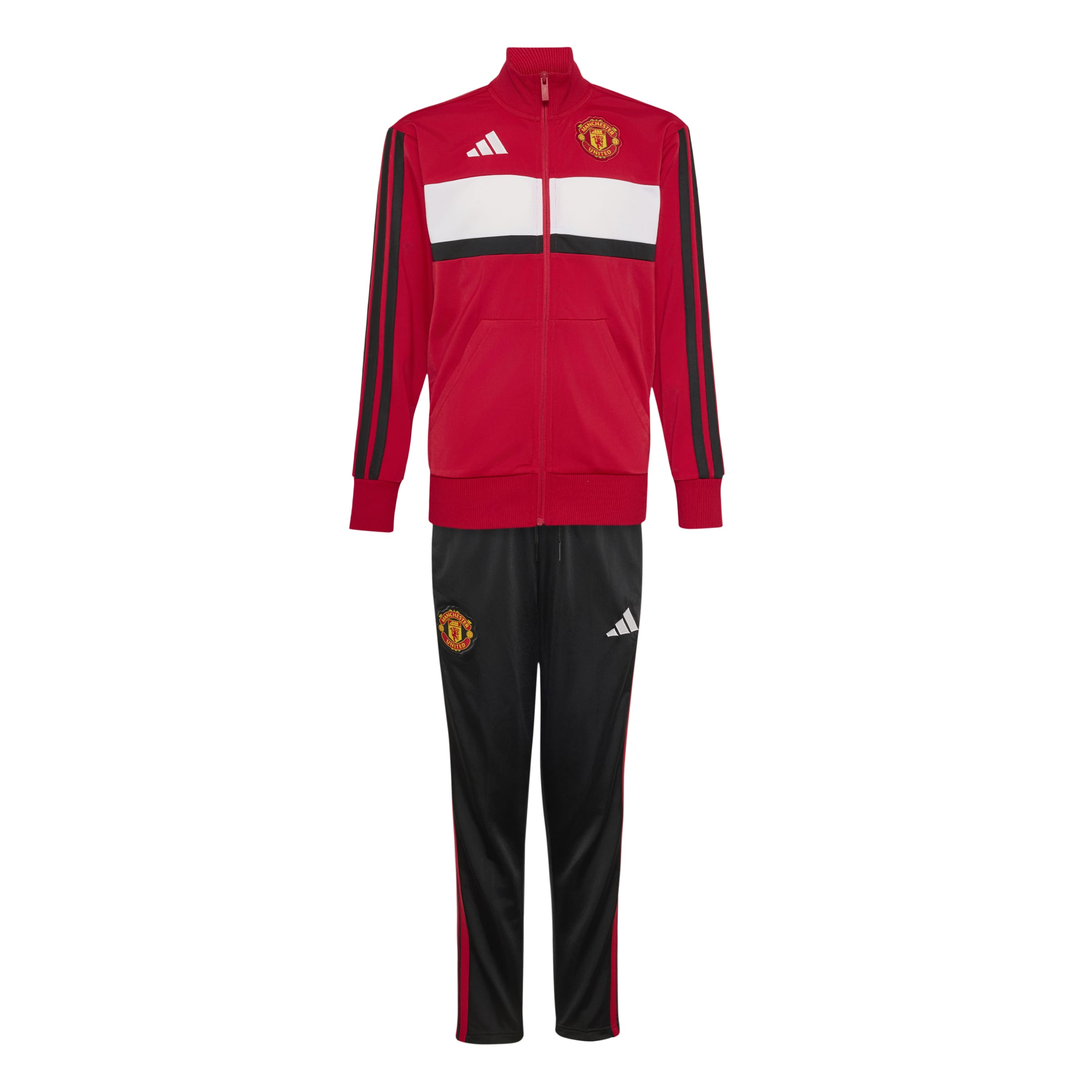 Manchester United trainingspak Adidas KIDS rood/zwart
