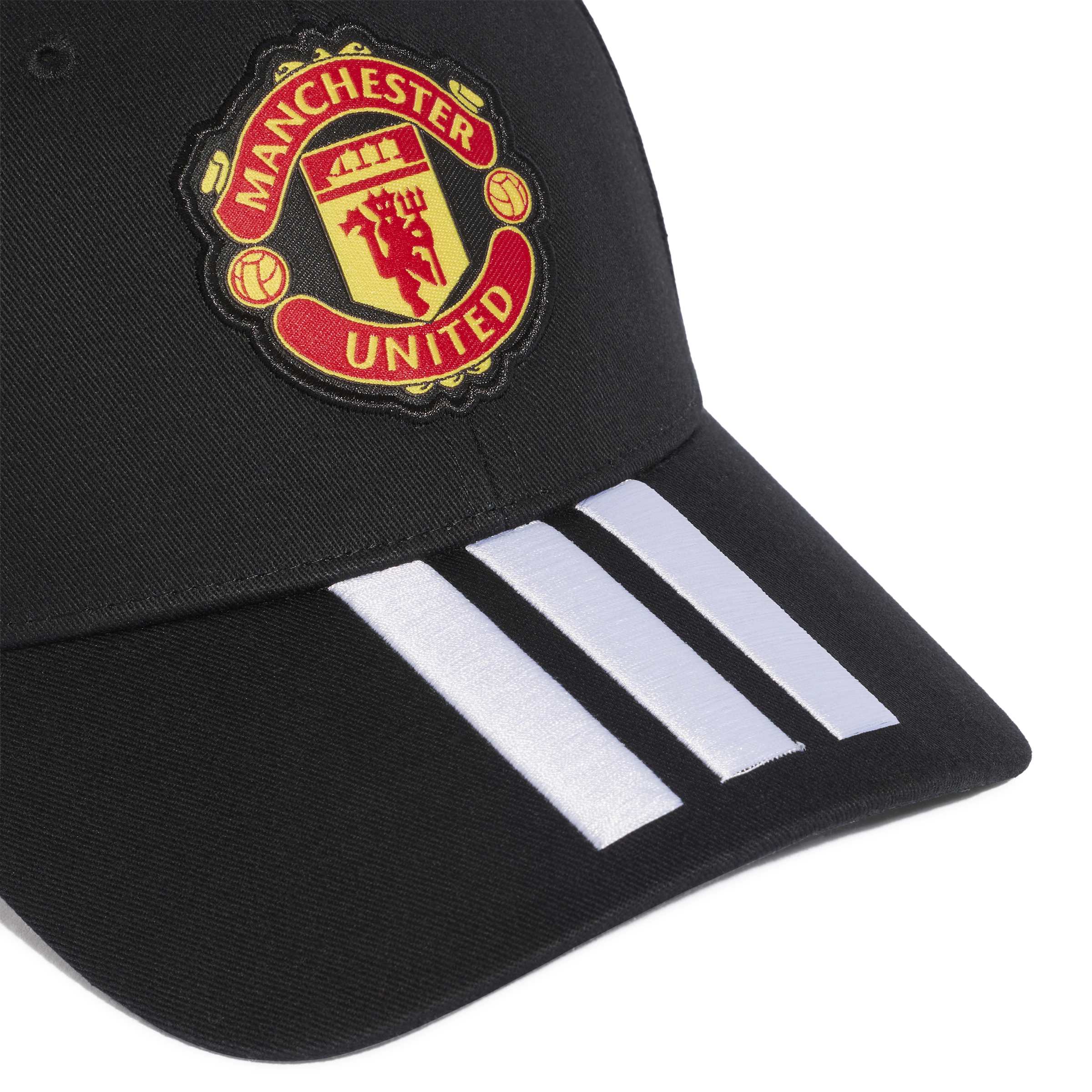 Manchester United pet Adidas 3 strepen zwart