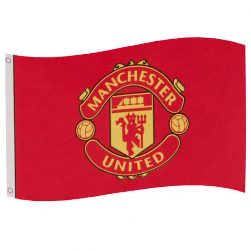 Manchester United vlag logo 90 x 150 cm