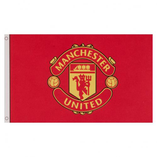 Manchester United vlag logo 90 x 150 cm
