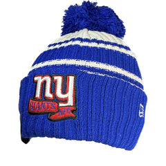 New York Giants hat pompom New Era blue