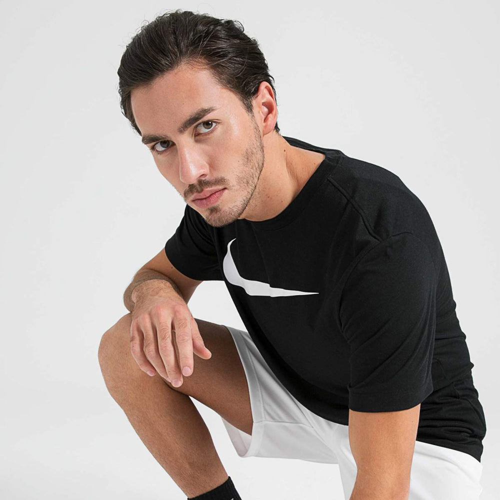 Nike T-shirt swoosh volwassenen noir