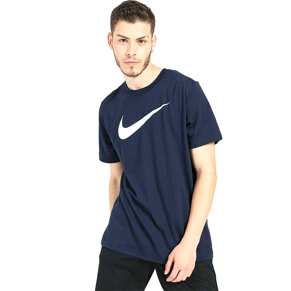 Nike T-shirt swoosh volwassenen navy