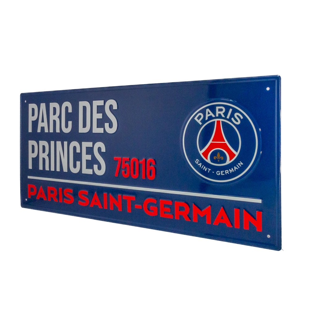 PSG street sign blauw 40 x 18 cm