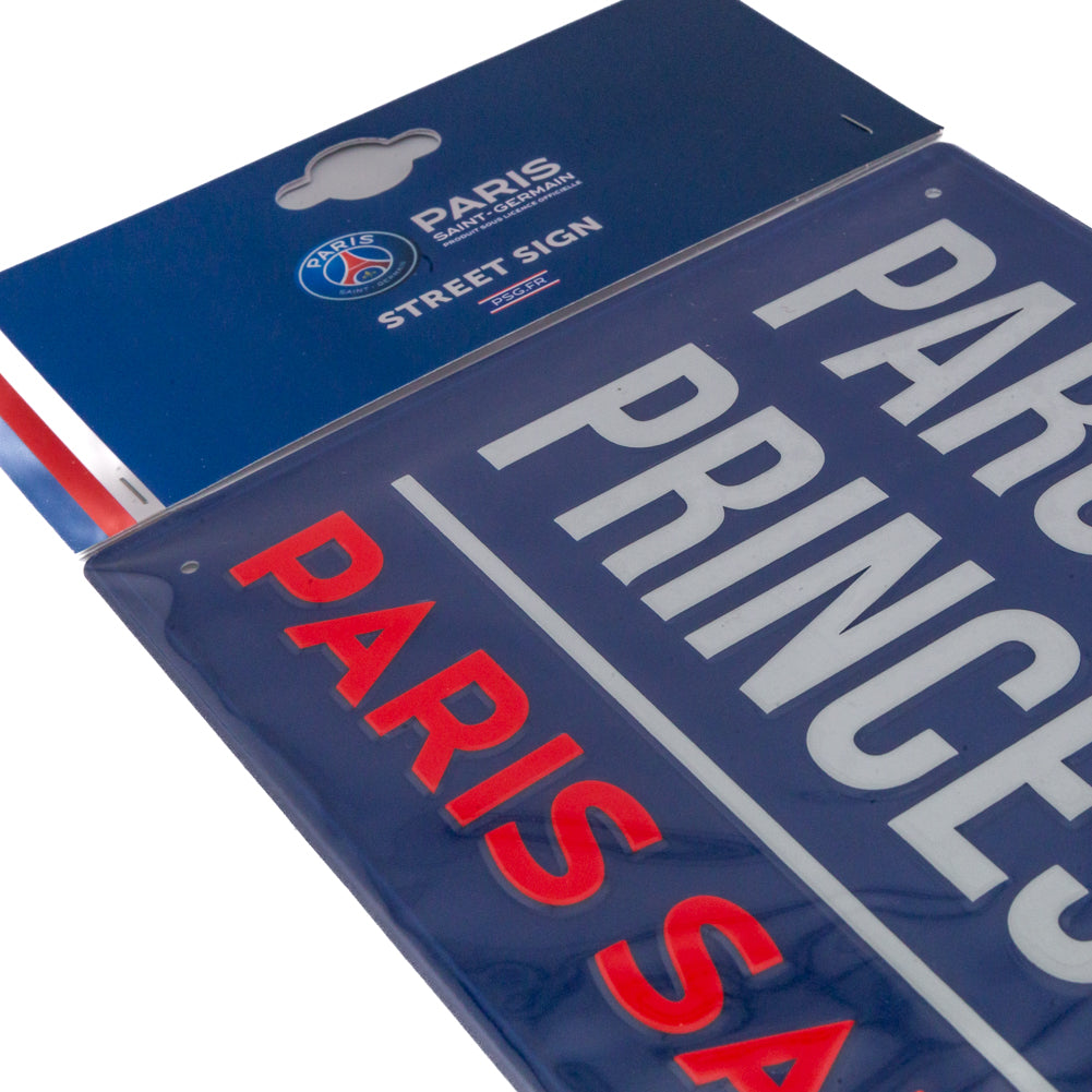 PSG street sign blauw 40 x 18 cm