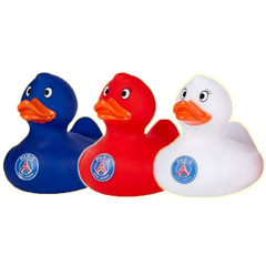 Club de canard en caoutchouc PSG couleurs 3 pièces