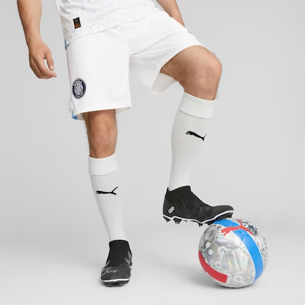 Puma bal Cup II hologramme argent/bleu