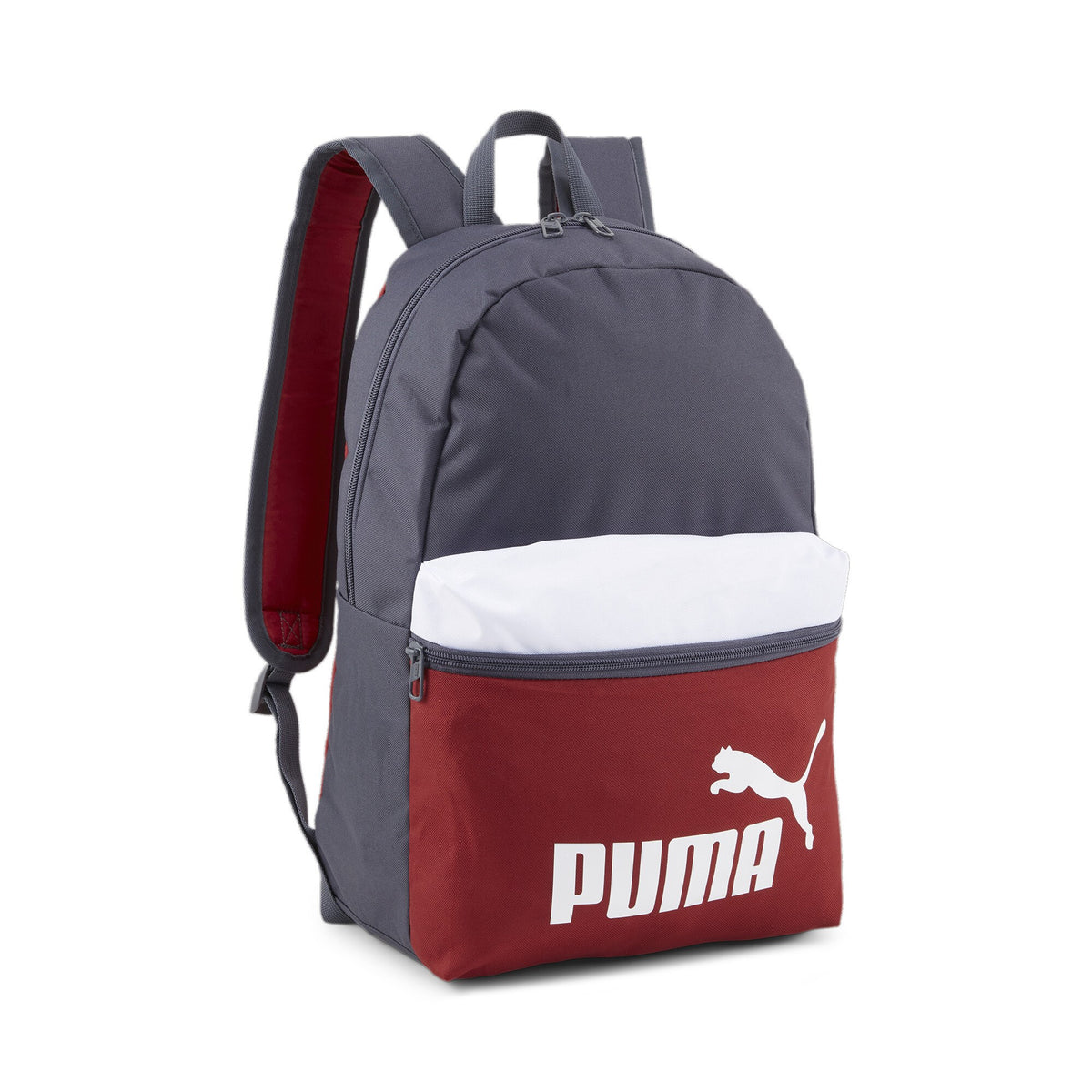 Puma sac à dos COL 43 cm gris/bordeaux