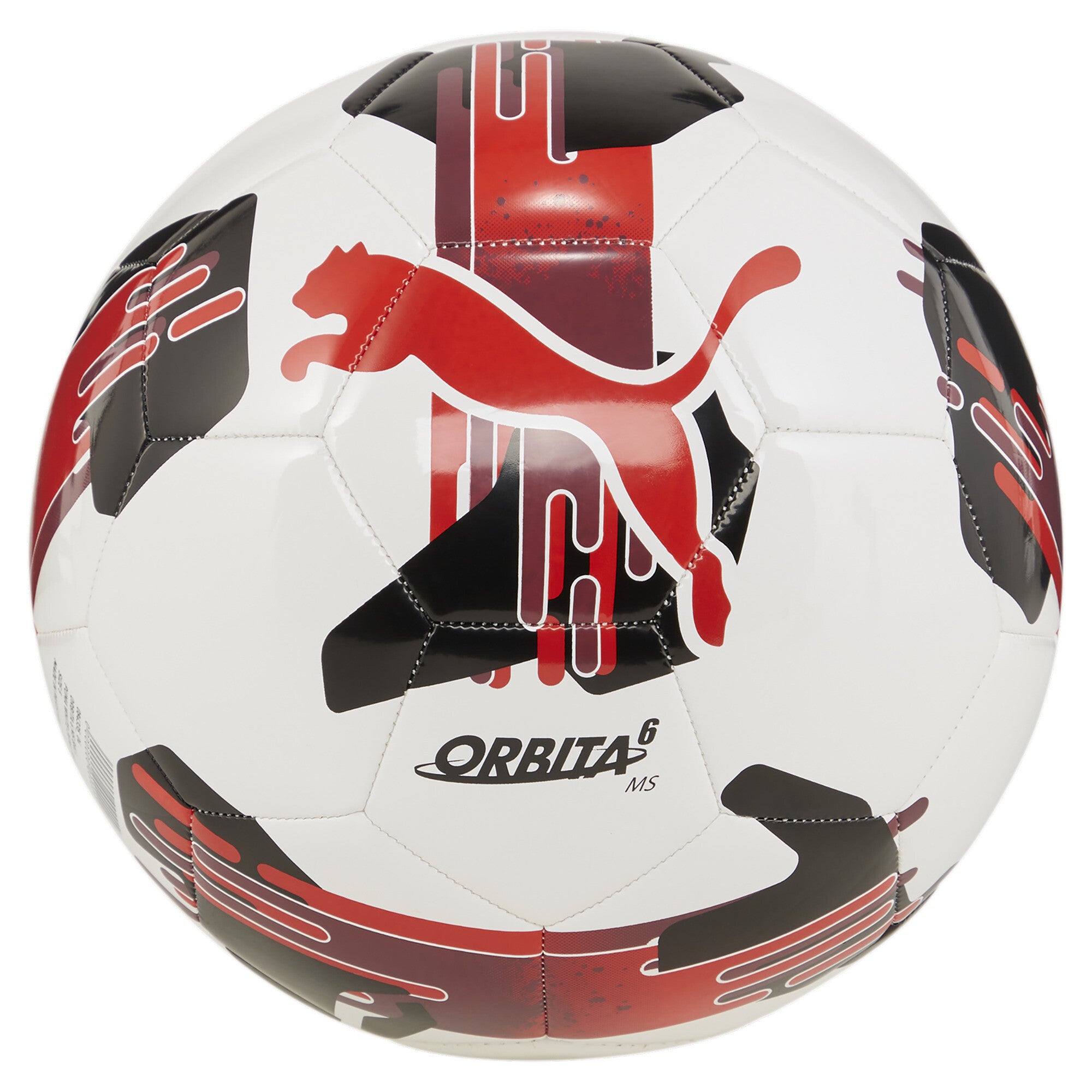 Puma bal Orbita 6 MS wit/rood