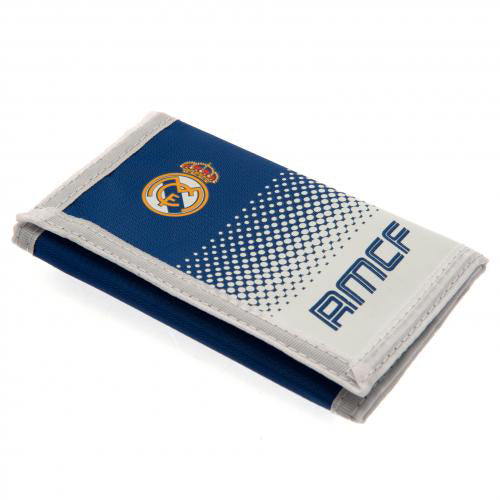 Real Madrid wallet fade white/blue