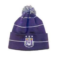 RSC Anderlecht muts pompon ST paars