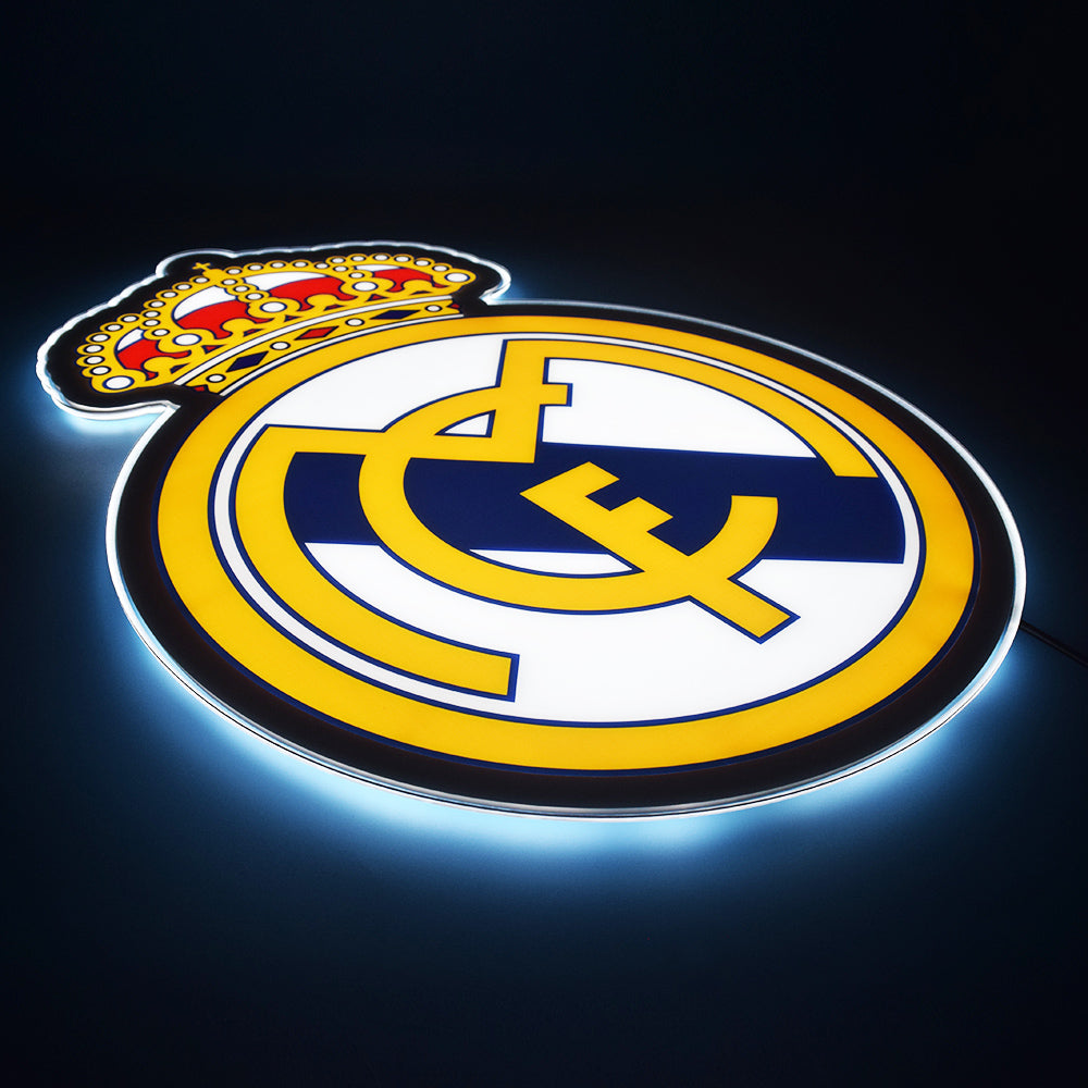 Real Madrid LED logo lighting 48 cm