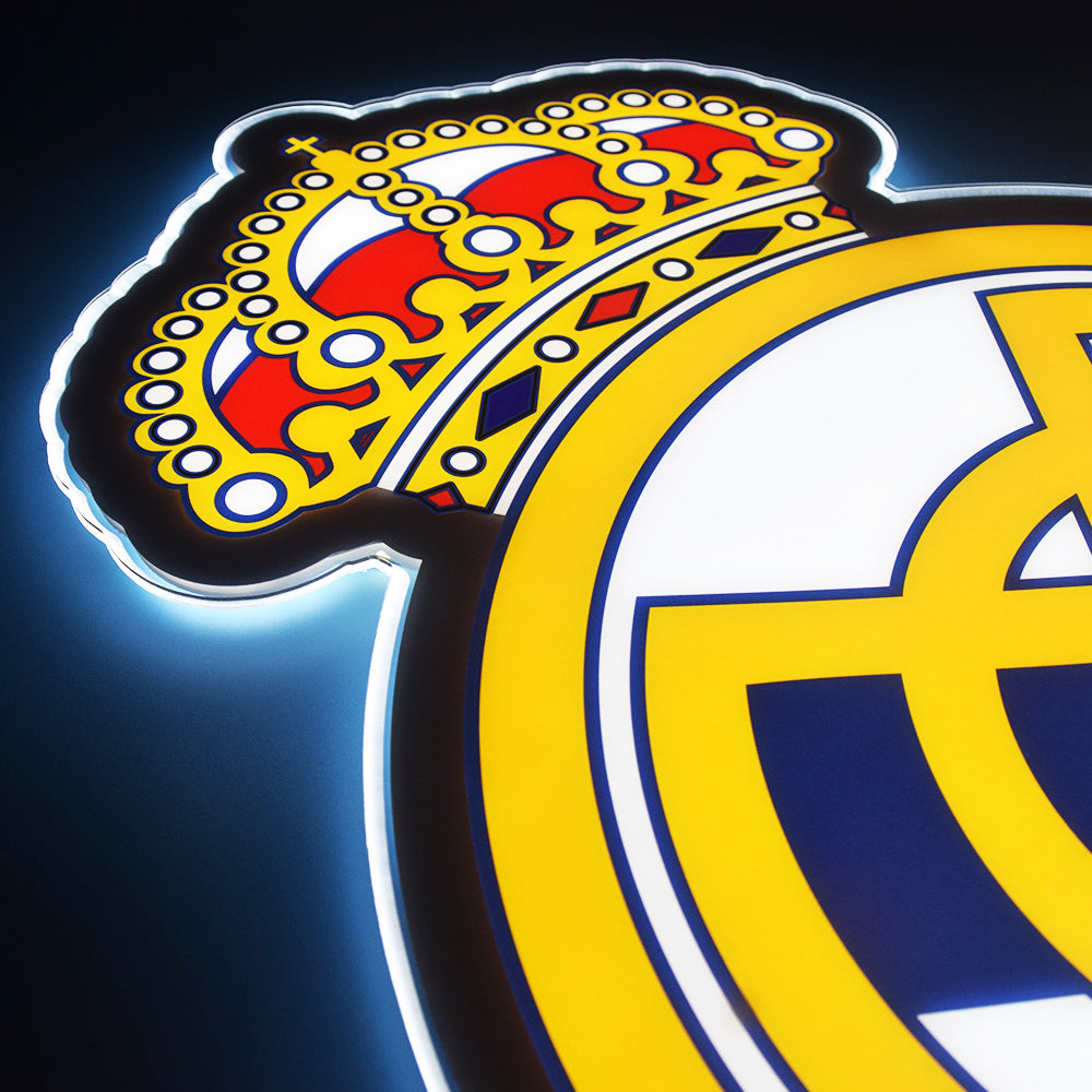 Real Madrid LED logo lighting 48 cm