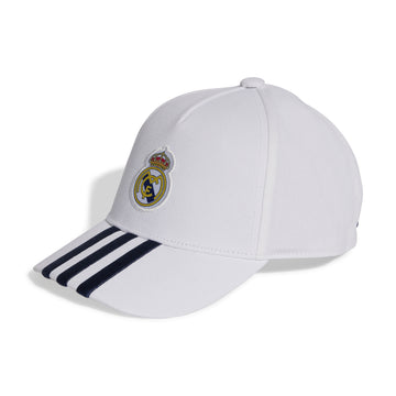 Real Madrid pet Adidas 3 strepen wit/blauw