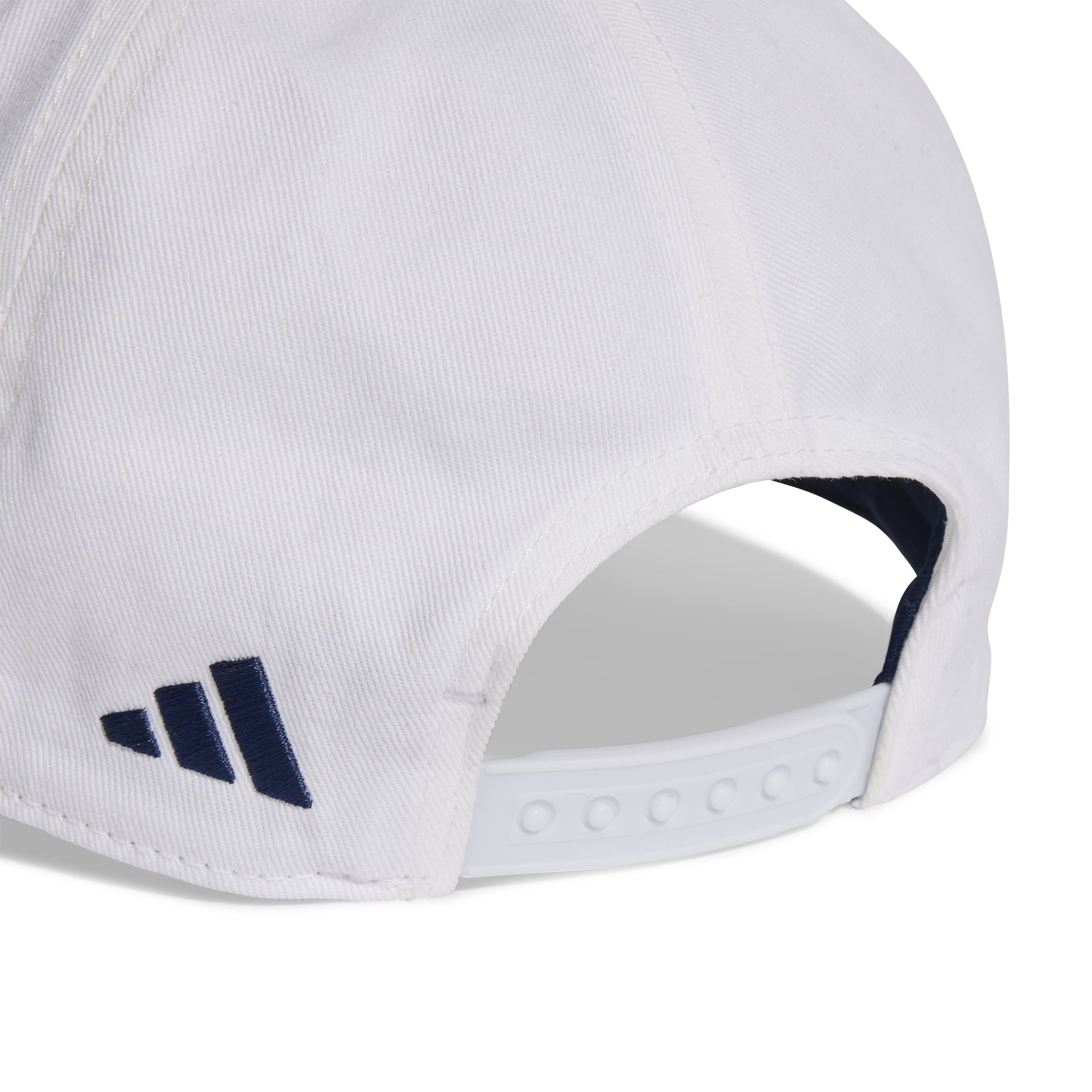 Real Madrid pet Adidas 3 strepen wit/blauw