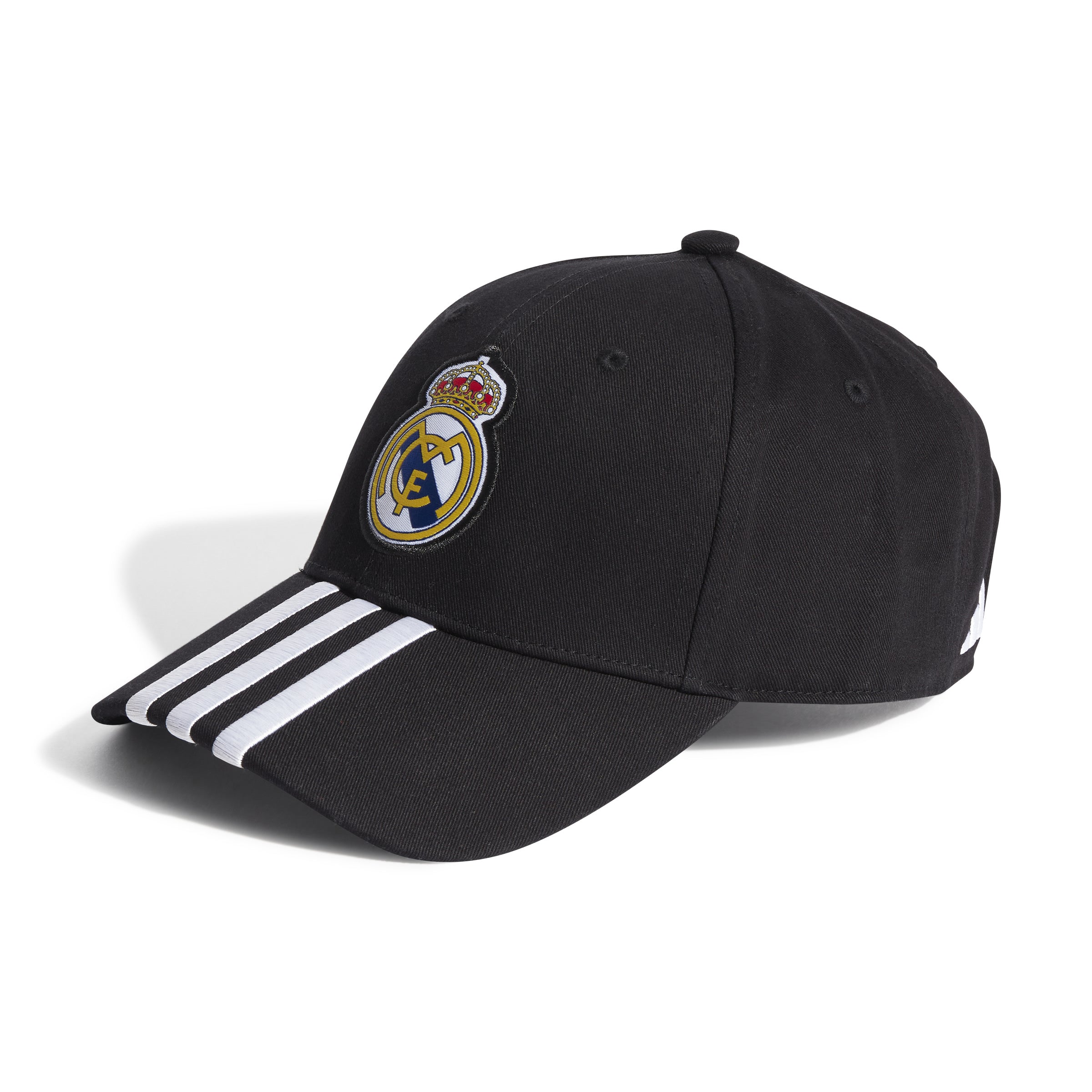 Real Madrid pet Adidas 3 strepen zwart/wit