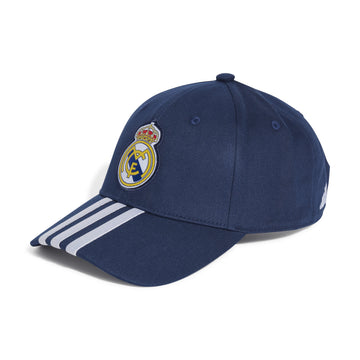 Real Madrid pet Adidas 3 strepen blauw/wit