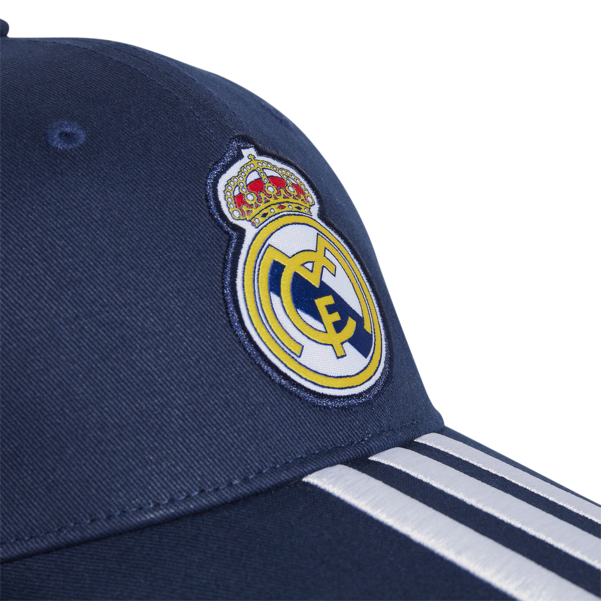 Real Madrid pet Adidas 3 strepen blauw/wit