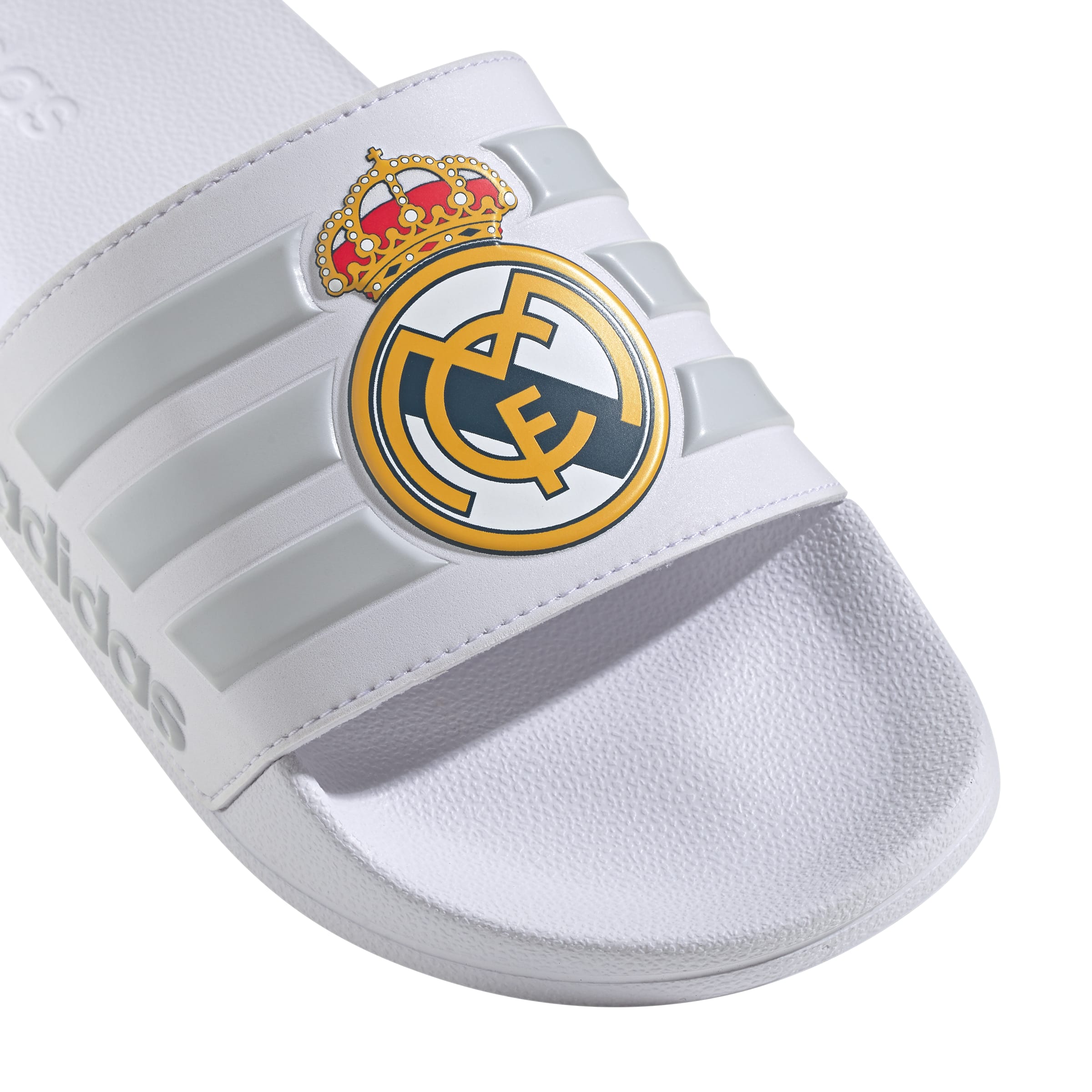 Real Madrid Adidas slippers Adilette wit/grijs