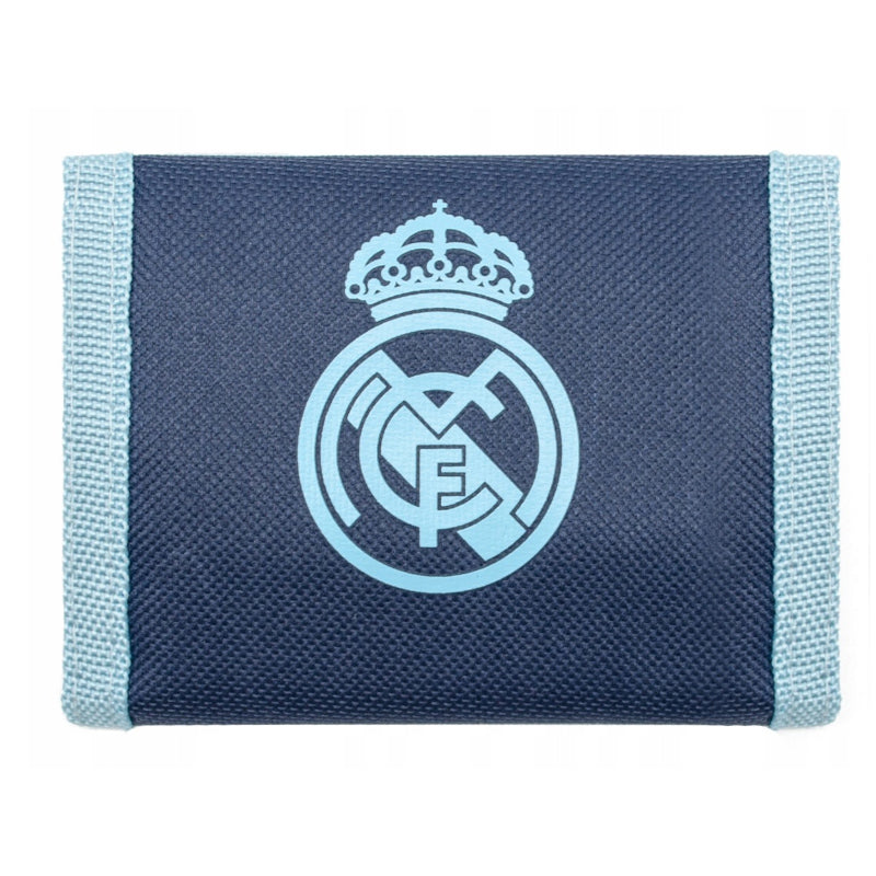 Portefeuille Real Madrid fade blanc/bleu