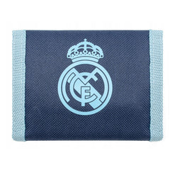 Portefeuille Real Madrid fade blanc/bleu