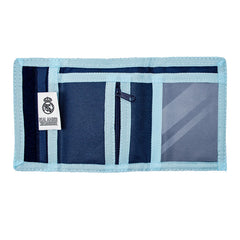 Portefeuille Real Madrid fade blanc/bleu
