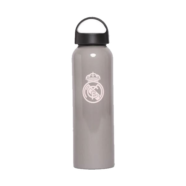 Real Madrid drinkfles aluminium grijs 600ml