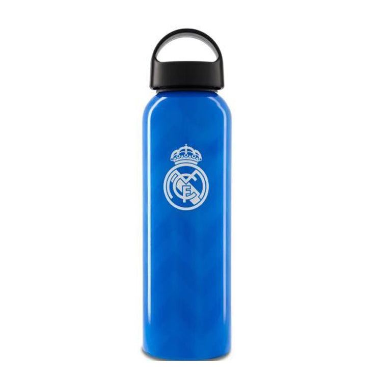 Real Madrid drinkfles aluminium blauw 600ml