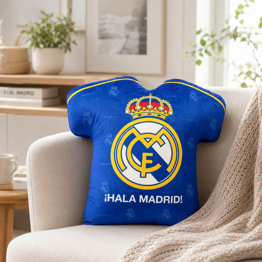 Real Madrid kussen shirt Hala! 40 x 40 cm