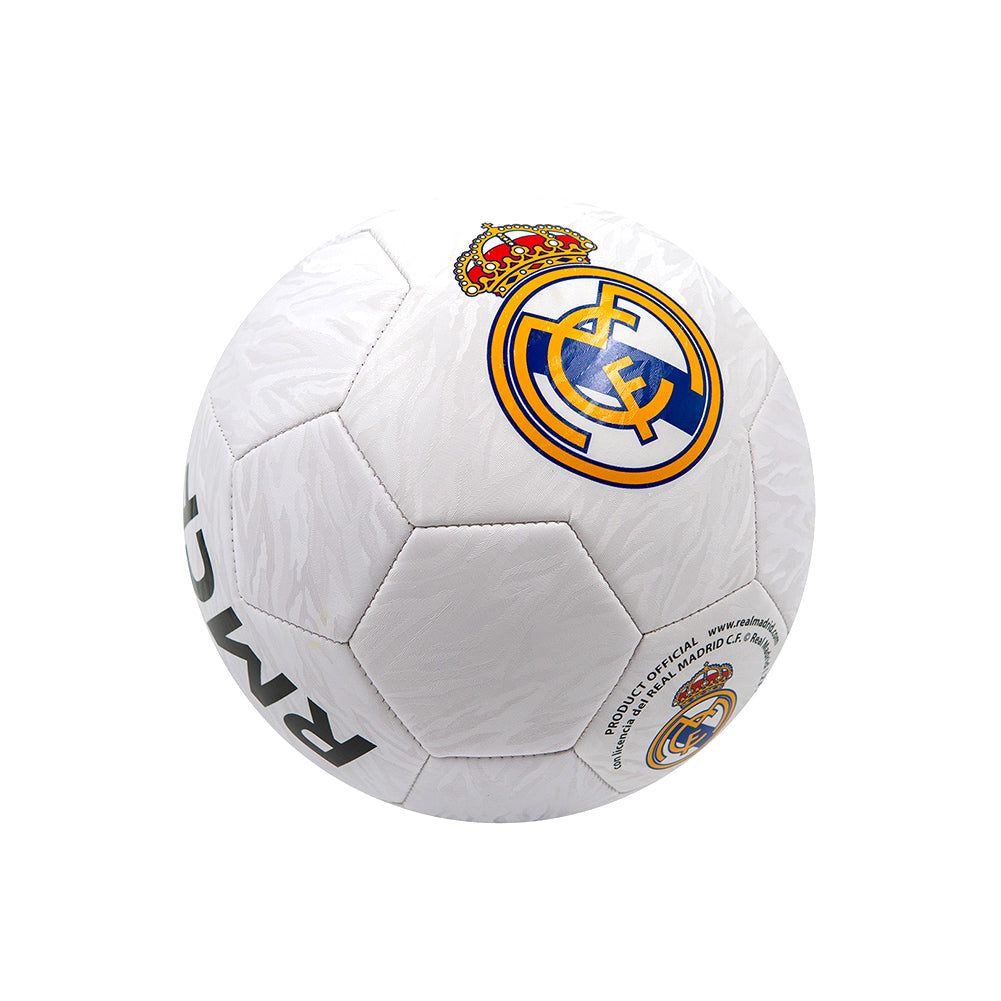 Real Madrid bal camo maat 1 (Mini) wit
