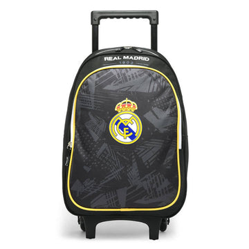 Real Madrid rugzak trolley GR 48 cm zwart