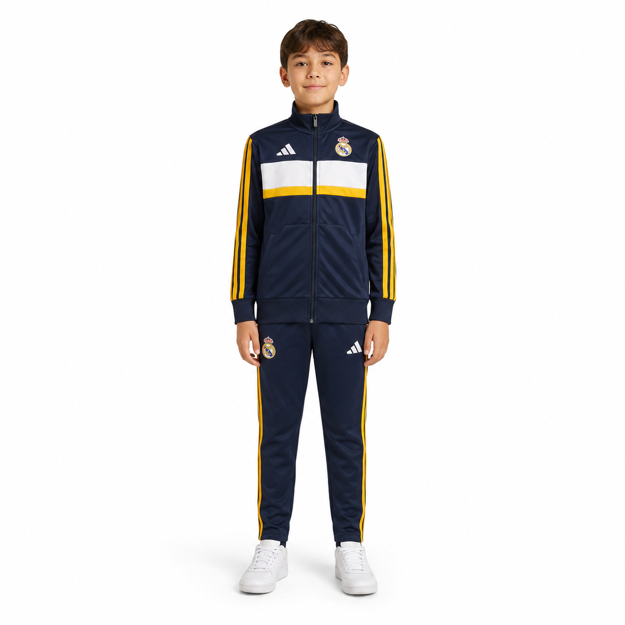 Real Madrid trainingspak Adidas KIDS navy