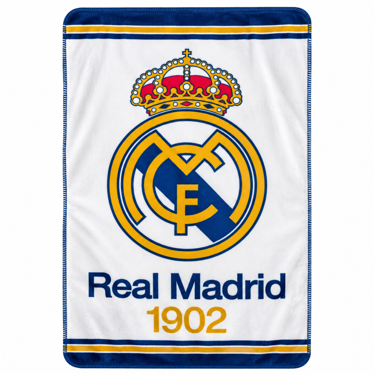 Real Madrid deken 1902 wit 95 x 150 cm
