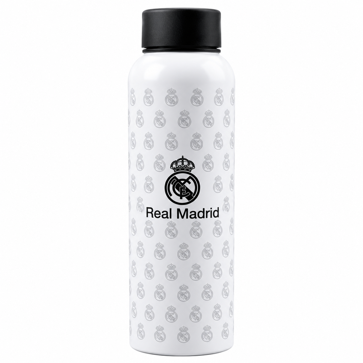 Real Madrid drinkfles aluminium LG wit 600ml