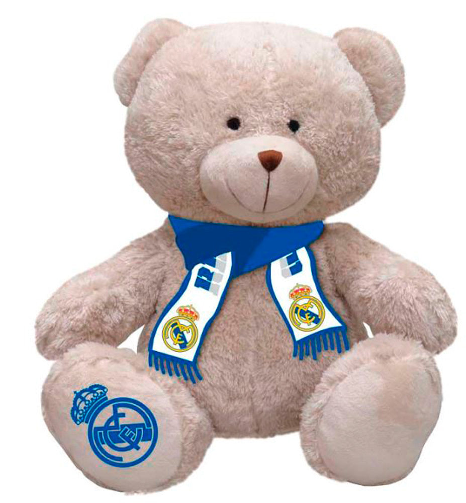 Real Madrid bear with shirt with supporter scarf 35 cm