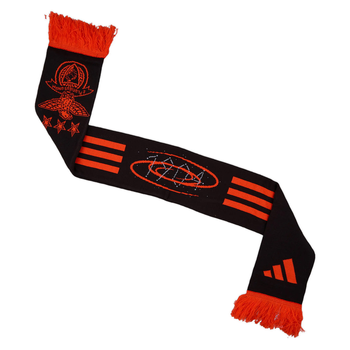 Juventus scarf Adidas pattern black/white