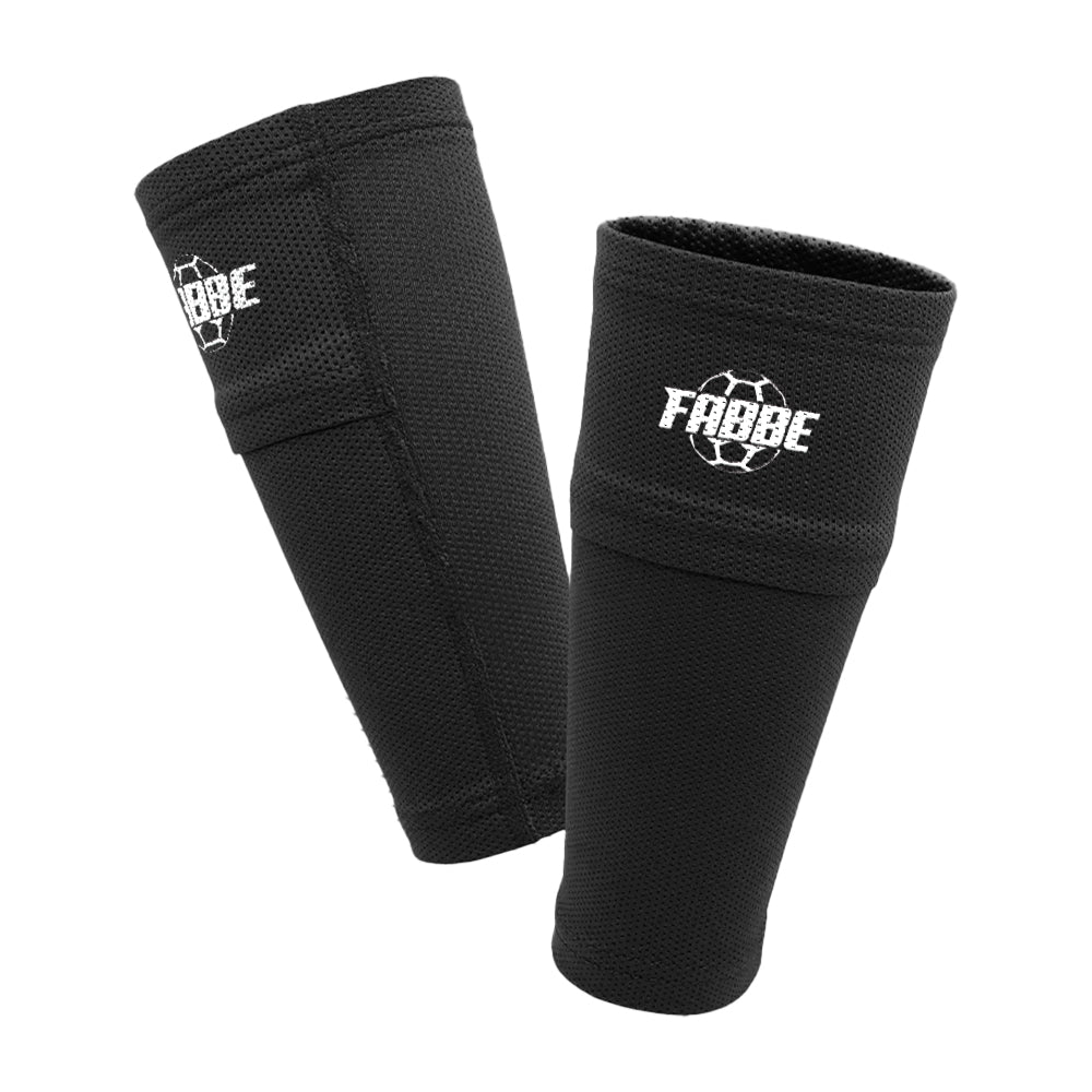Fabbe sleeve (sok) scheenbeschermers zwart