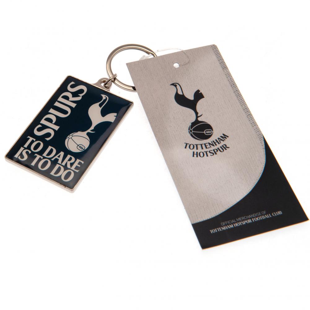 Tottenham luxury keychain 'To Dare Is To Do' Spurs