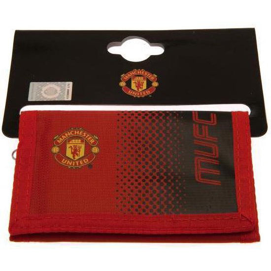 Manchester United portefeuille fade zwart/rood